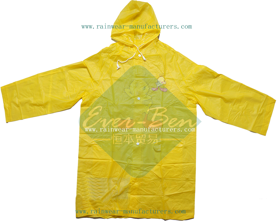 Yellow EVA Raincape
